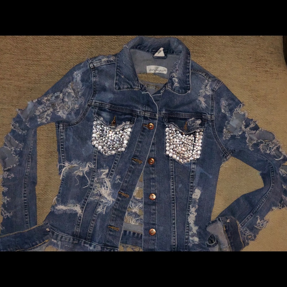 Custom Made (BrazilGlitznGlam) Jean jacket